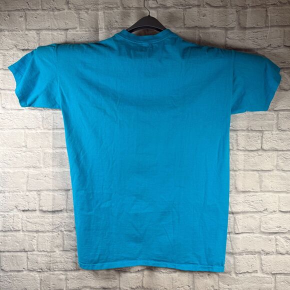 Vintage 1990 Florida Windsurf T-Shirt 3XL Neon Graphics Made USA Single Stitch - Picture 6 of 7